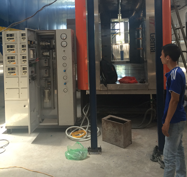 chế tạo hệ thống điều khiển dây chuyền sơn tĩnh điện