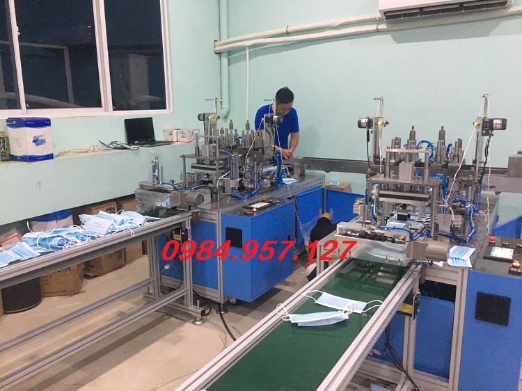 giá của dây chuyền sản xuất khẩu trang y tế