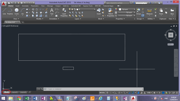 Lệnh Rec trong Cad