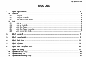 Lệnh Lập Trình PLC S7-200