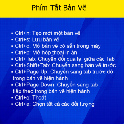 Lệnh Tắt Cơ Bản và Mẹo Hay Trong Autocad