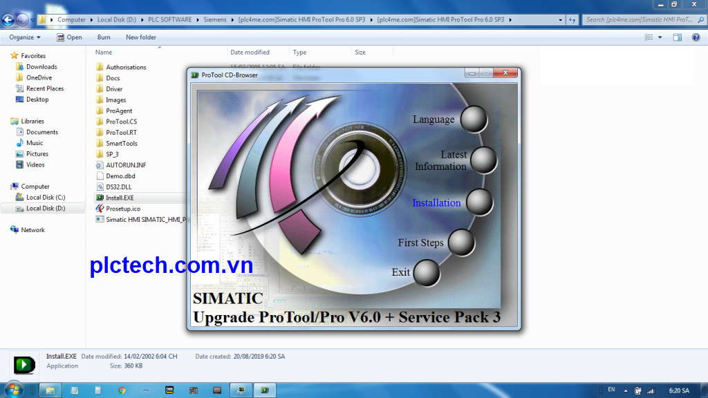hmi protool v60 sp3