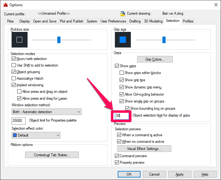 cách tối ưu autoCAD