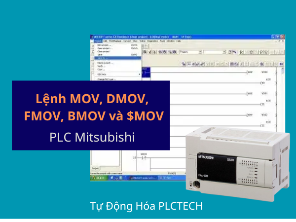 lệnh mov plc mitsubishi