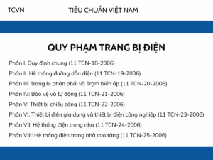 quy phạm trang bị điện